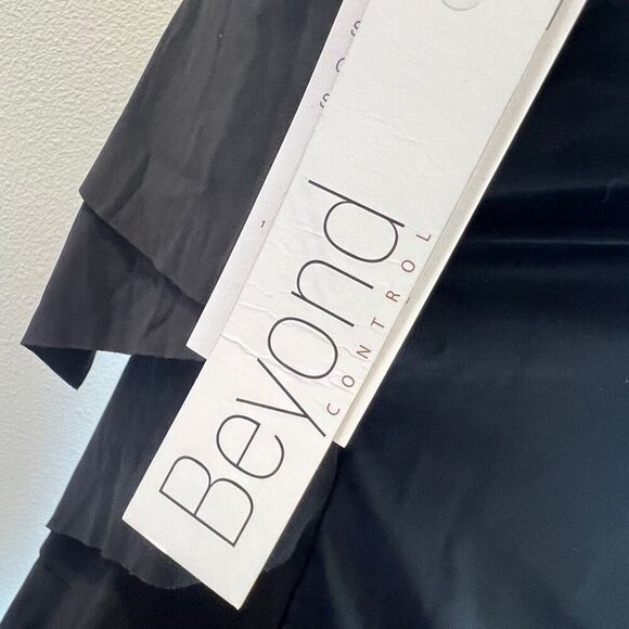 Beyond Control Black Tiered One-Piece Swimsuit Solid Citizen Size 12 - Picture 6 of 7